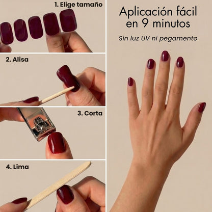 UV-Free Gel Nail Wrap Set