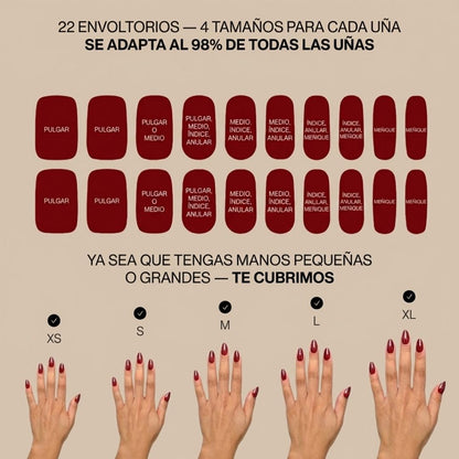 UV-Free Gel Nail Wrap Set