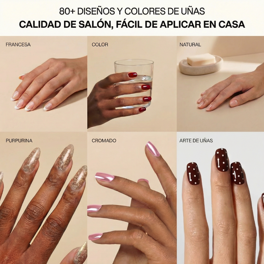UV-Free Gel Nail Wrap Set